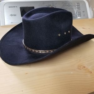 Kid's black western hat